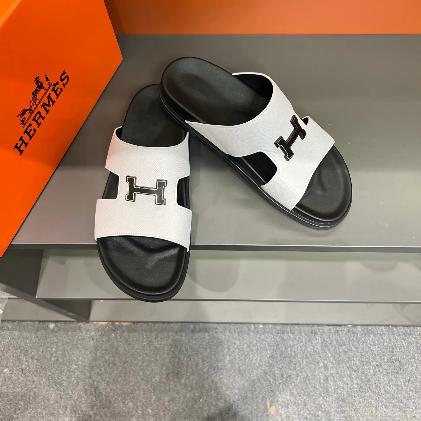 Men's shoes 💰300, size 38-45, the new 2014 summer Hermes shoes are the same as the original ones, handmade by masters! ❥High-end customization, exclusive products, the highest version in the industry⚠❥Using: Hermers upper: (pursuing top walking comfort) ✨Top quality on sale━━━━Hermes━━━━━